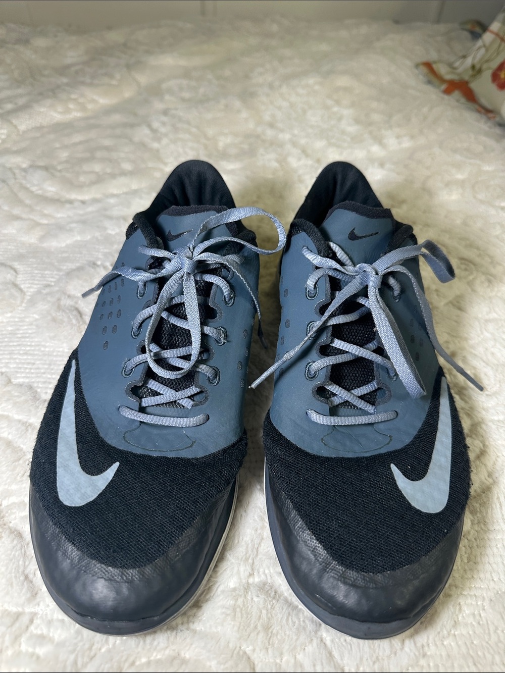 Nike women’s running/Training Sneakers - Slate Bluegray/Black with gray swoop